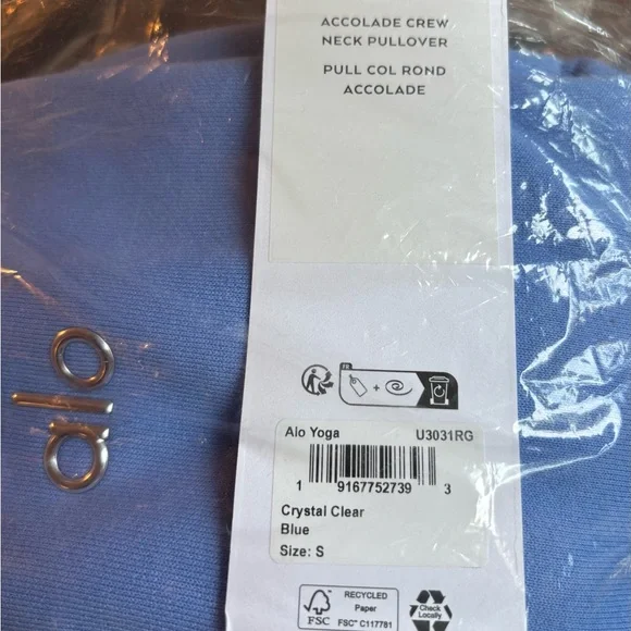 NWT ALO Yoga Accolade Crewneck - Picture 4 of 6